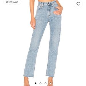 Agolde Cherie high rise straight jeans NWT